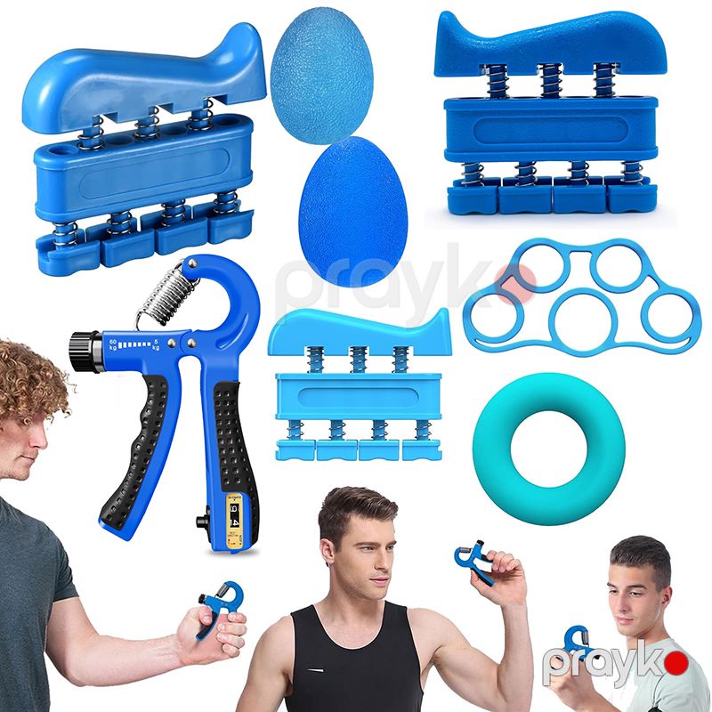 Sayma Funksiyası ilə 6-lı Espander Dəsti Əzələləri Gücləndirmək üçün Tənzimlənən Bilək Trenajoru Set — Fitness və simulyatorlar, Bakı (3)