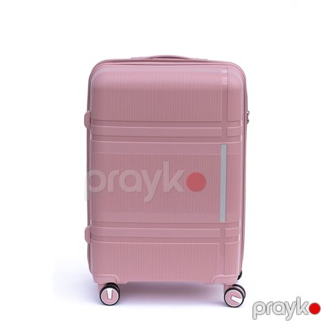 Çəhrayı Qırılmayan 28-30 kq 100% Polipropilen Səyahət Çamadanı — Bakı