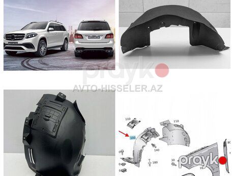 Mercedes W166 X166 GL GLS qanad altlığı — Bakı