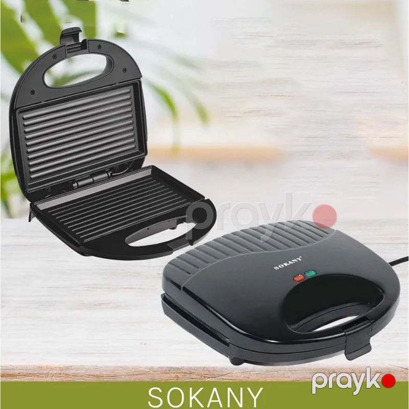 Sokany SK-08043 Elekreikli Çoxfunksiyalı Toster İkitərəfli Qızdırıla Bilən Toster Sendviç Maşını 750W — Toster və vaflyasıcı, Bakı (6)