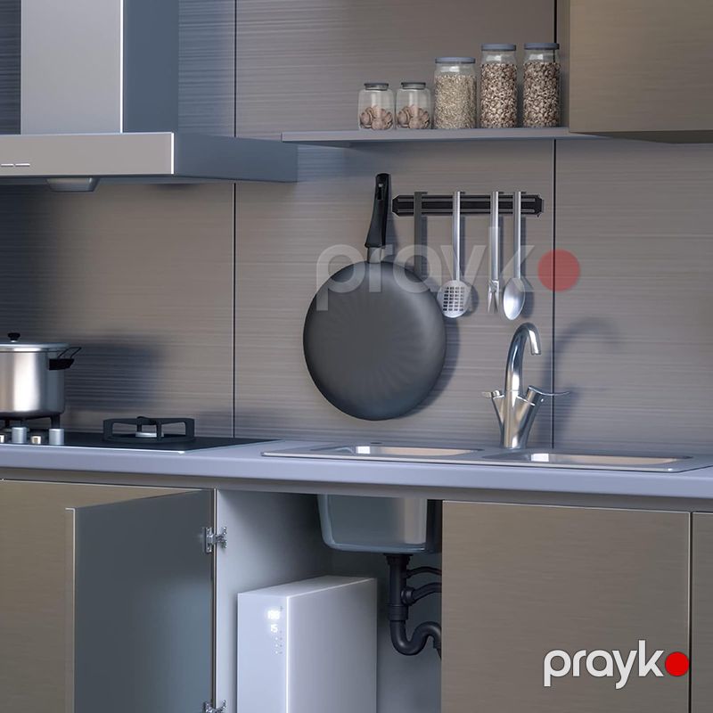 Yüksək Keyfiyyətli Maqnit Bıçaq Tutacağı Divara Montaj Edilən Paslanmayan Polad Metal Bıçaq Rafı 33-55 sm — Mallar, Bakı (2)