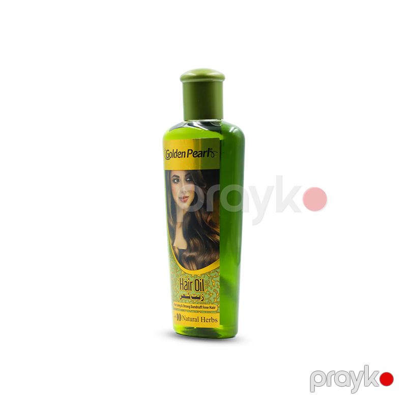 Golden Pearl Hair Oil – 10 Təbii Bitki Tərkibli Saç Yağı (200 ml) — Saç qayığı, Bakı (3)
