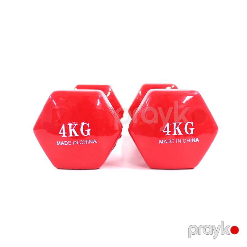 Sweat Kauçuk Örtüklü Qantel Dəsti 2x 4kq Toplam Ağırlıq 8kq — Fitness və simulyatorlar, Bakı (2)