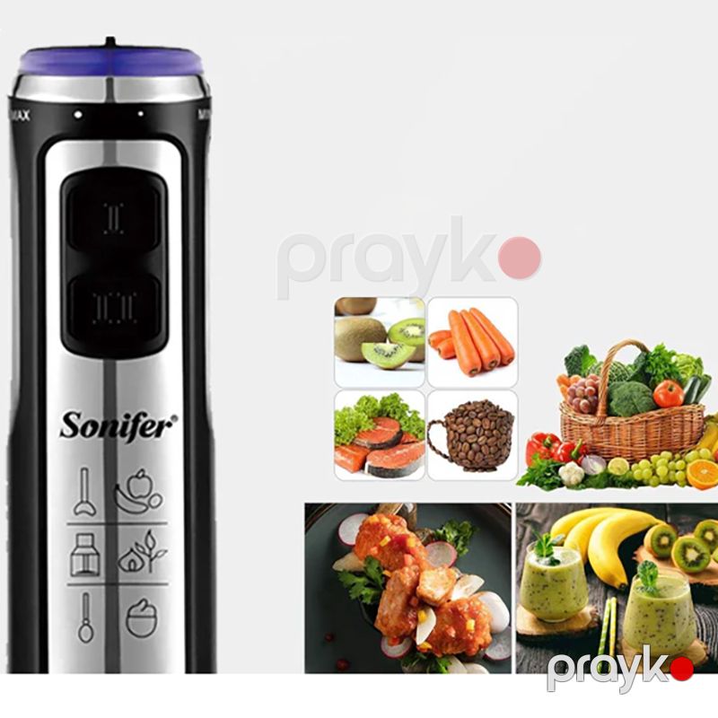 Sonıfer SF-8138 Çoxfunksiyalı Elektrikli Blender Dəsti Əl Blenderi Smoothie Blender 400 W — Blenderlər, xırdalayanlar və mikserlər, Bakı (5)