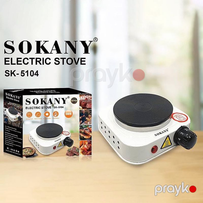 Mini Portativ Qızdırıcı Sokany Elektrik Sobası 500W SK-5104 — Plitələr, Bakı (6)