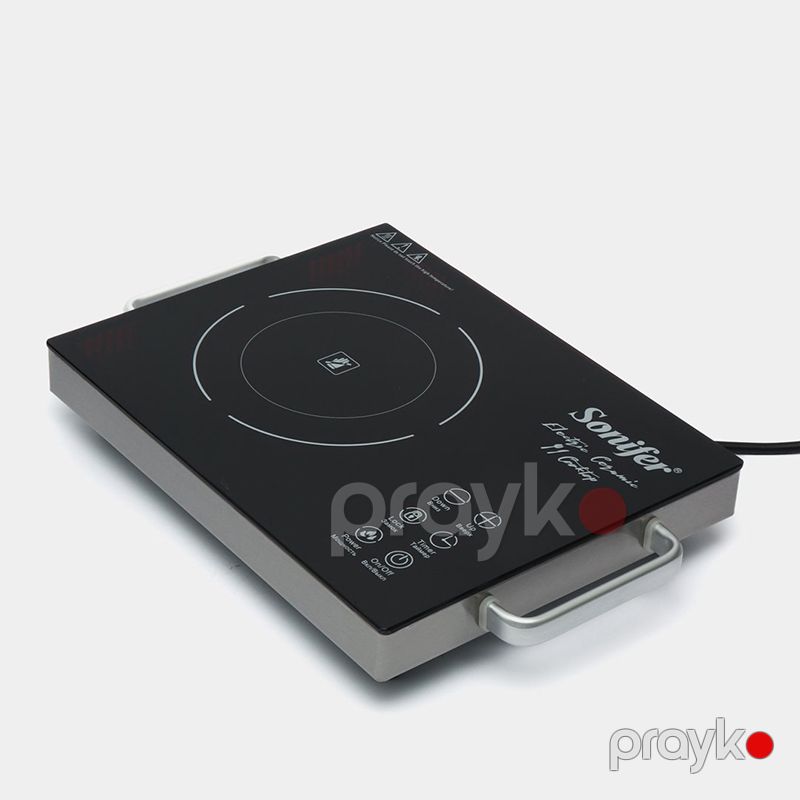 Sonifer SF-3039 Keramika Səthli Elektrik Sobası Qızdırıcı Elektrikli Bişirmə Pilitəsi 2000W — Plitələr, Bakı (2)
