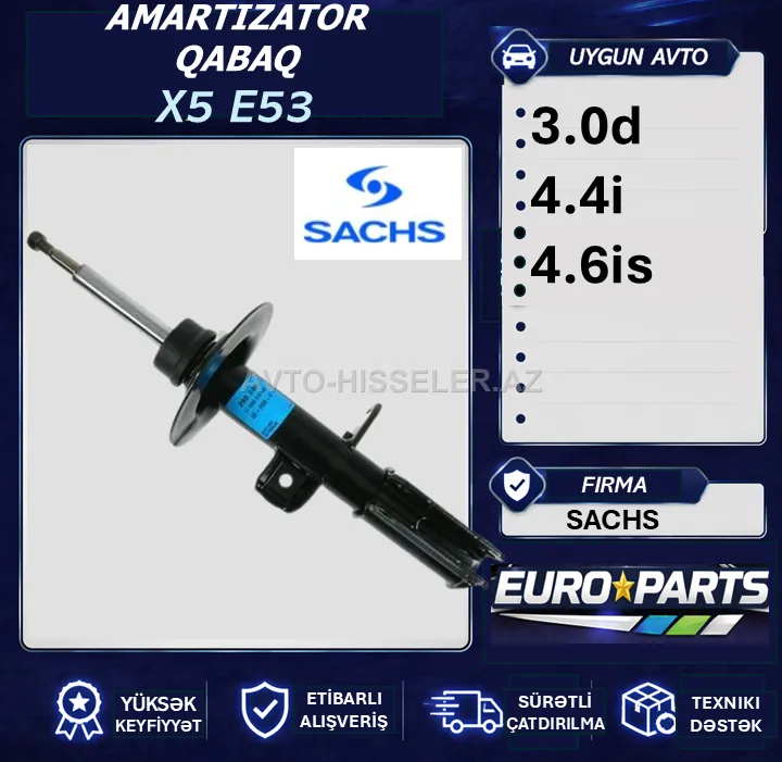 Amartızator qabaq sachs X5 BMW — Bakı