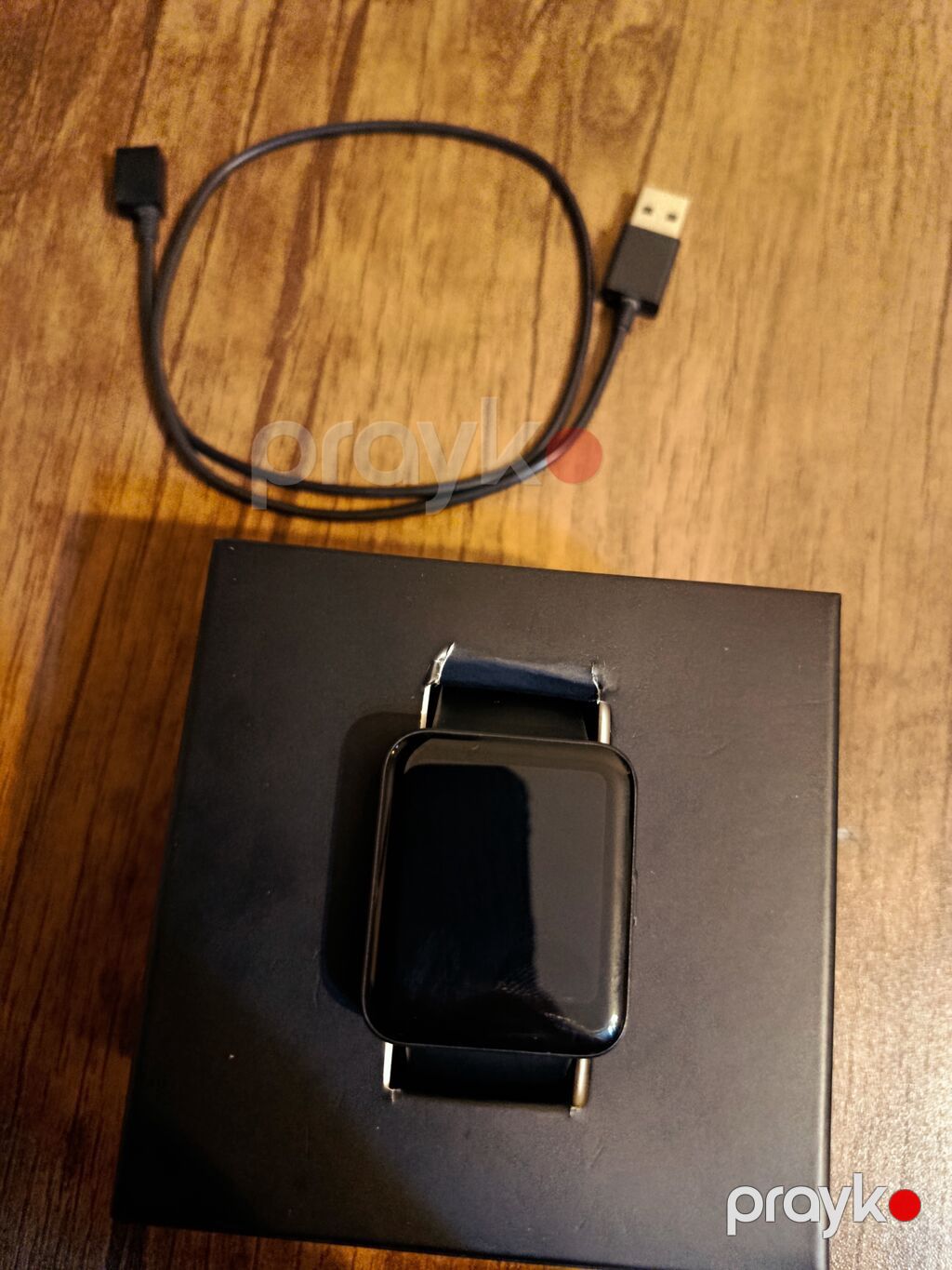 Xiaomi Mi Watch Lite (qutu və şarj kabeli ilə) - Rəng: Qara, kvadrat — Ağıllı saatlar, Gəncə (3)