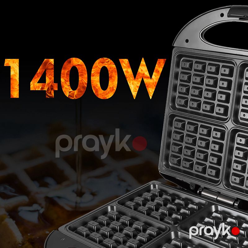 Elektrikli Vafli Bişirən Toster Sonifer SF6080 1400W Böyük Vafli Hazırlayan Yapışmayan Toster Dəmir Toster — Toster və vaflyasıcı, Bakı (3)