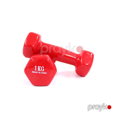 Sweat Kauçuk Örtüklü Qantel Dəsti 2x 1kq Toplam Ağırlıq 2kq — Bakı