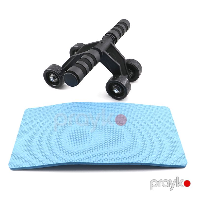 Press Çarxı 4 Təkərli Çoxfunksiyalı AB Press Çarxı AB Roller Qarın Məşq Üçün Fitness Çarx Təkər — İdman, hobi, istirahət, Bakı (4)