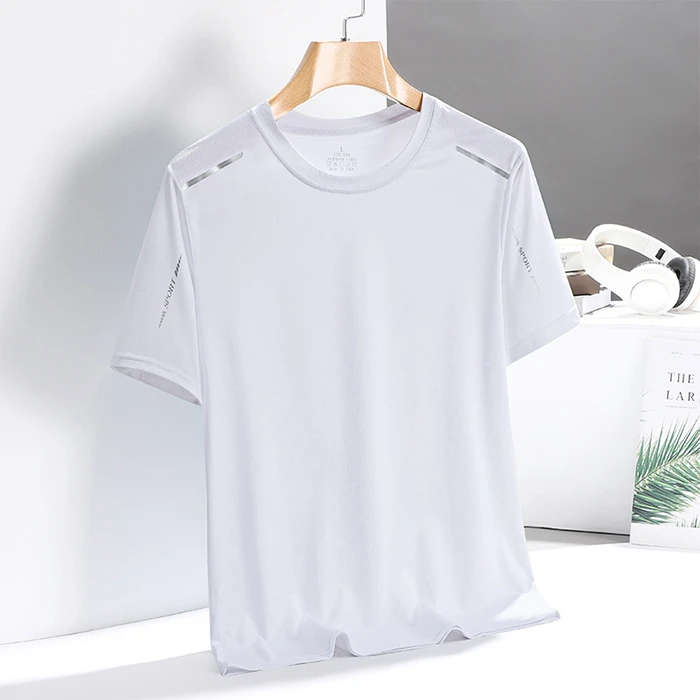 Premium Kişi Tişörtü Sifarişi: İsti Yay Üçün İnnovativ "Buz İpəyi" (Ice Silk) — Bakı