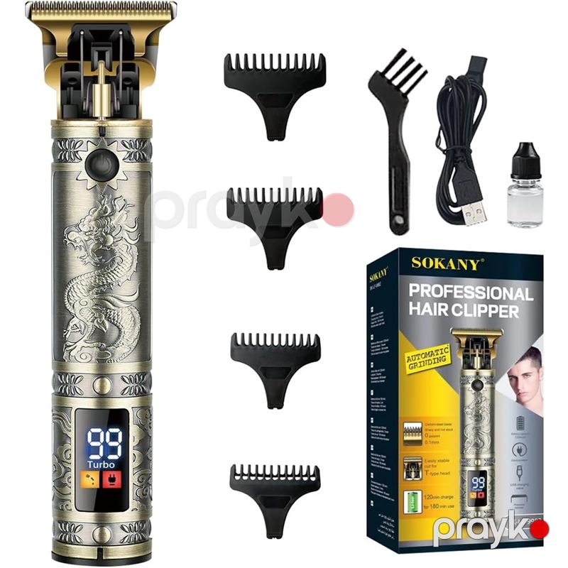 Sokany SK-9982 Saç Təraş Maşını, Polad Bıçaqlar, Dəqiq Kəsmə — Usturalar, trimmerler və epilyatorlar, Bakı (2)