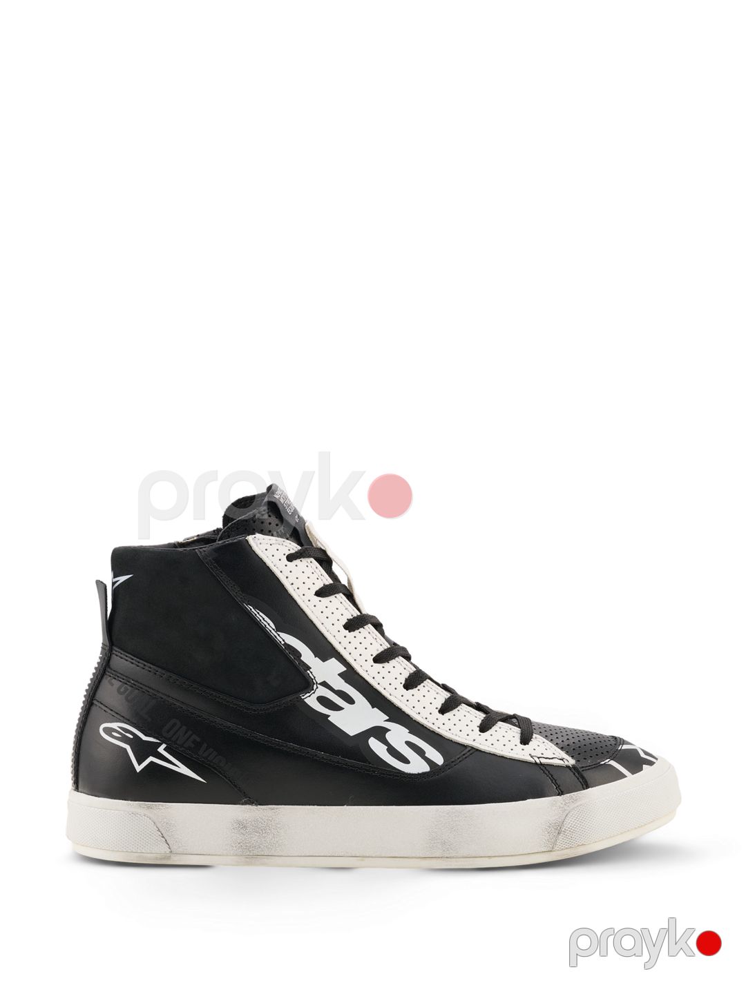 Motosikl çəkməsi Alpinestars Stated Flair, Ağ/Qara, ölçü 9 — Mallar, Bakı (3)