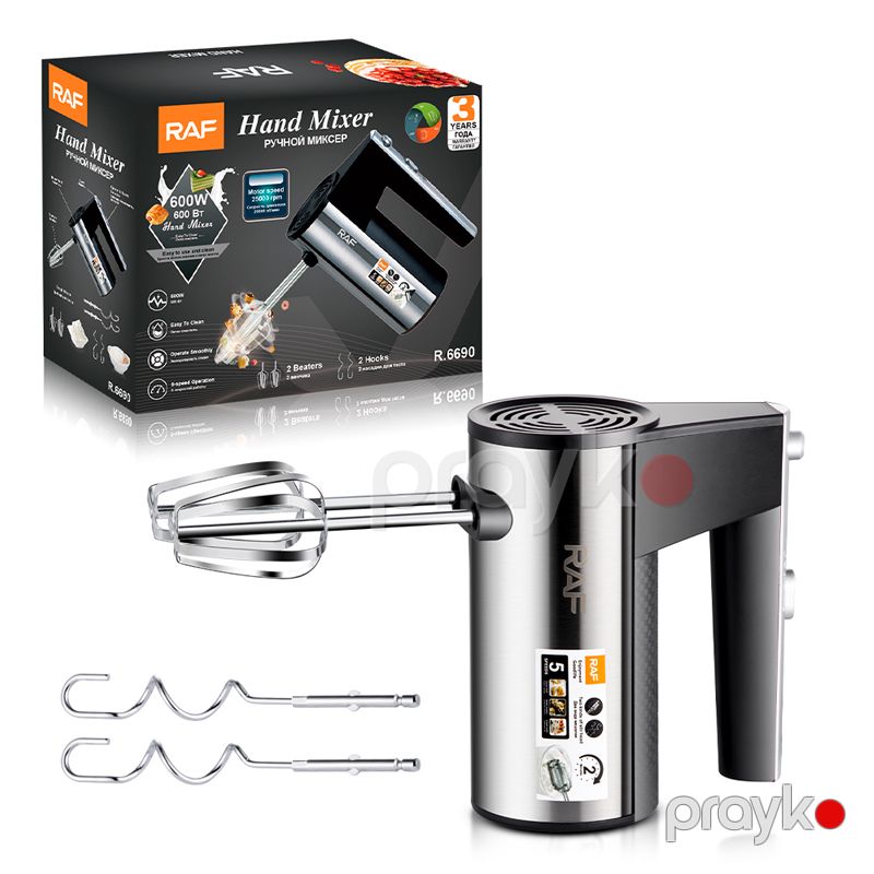 RAF R.6690 - Mikser Əl Mikseri Asan Təmizlənən Çırpıcılar Mətbəx üçün Əl Mikseri — Blenderlər, xırdalayanlar və mikserlər, Bakı (5)