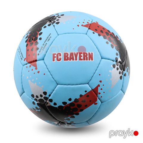 Mavi Qırmızı Dizaynda 5 Nömrəli FC Bayern Futbol Topu Pakistan İstehsalı Kamanda Futbol Topu 5 Nömrə — Bakı