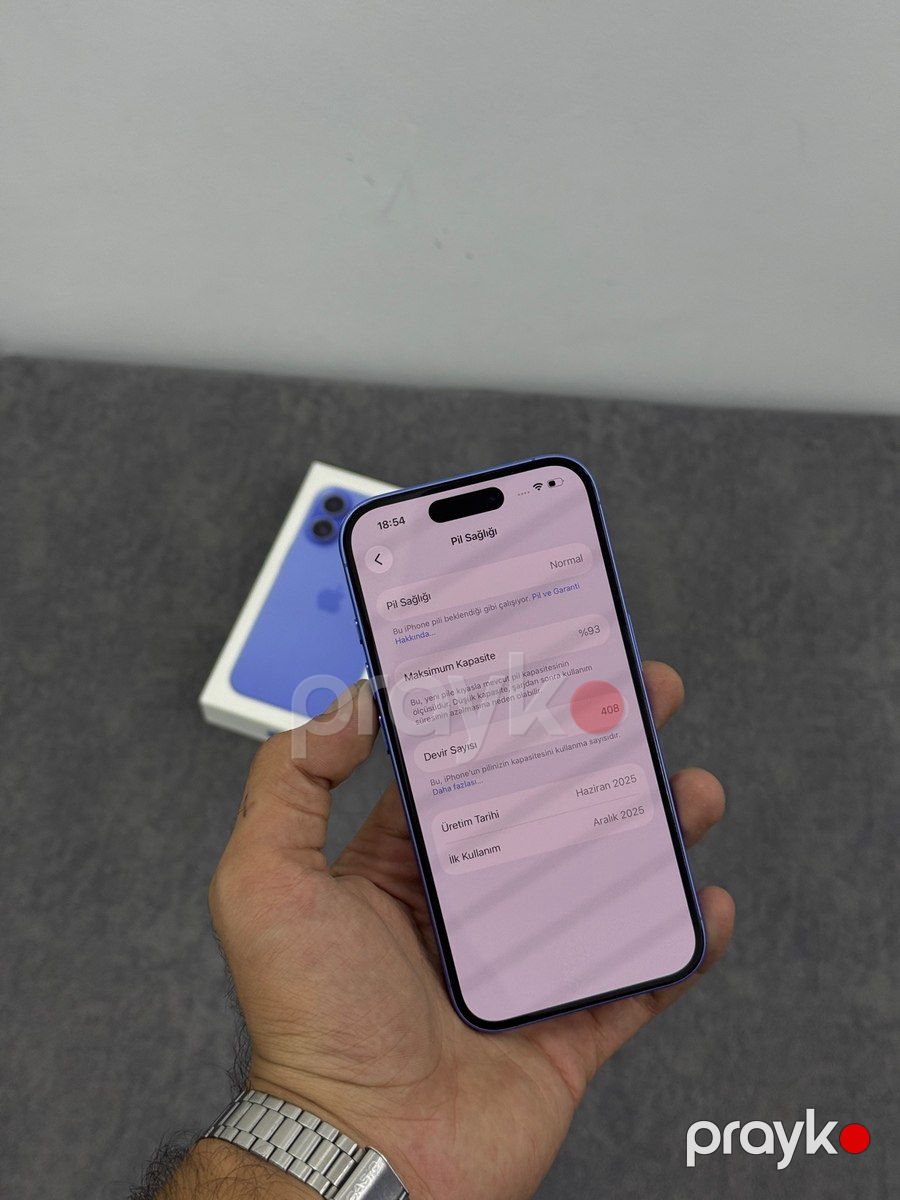Apple iPhone 16 Ultramarine 128GB/8GB — Smartfonlar, Bakı (6)