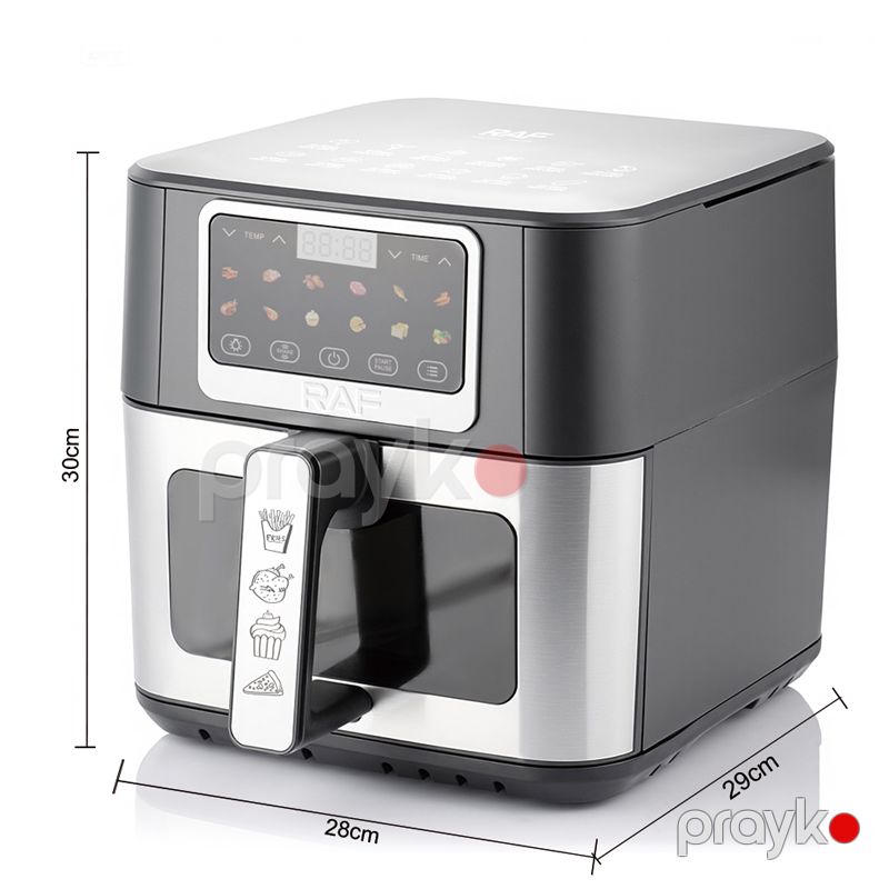 RAF R.50001 - Fritür, Yaxşı Keyfiyyətli Mətbəx Texnikası, 1700W Güc, 8L Tutum, Sensor İdarəetmə — Digər mətbəx texnikası, Bakı (5)