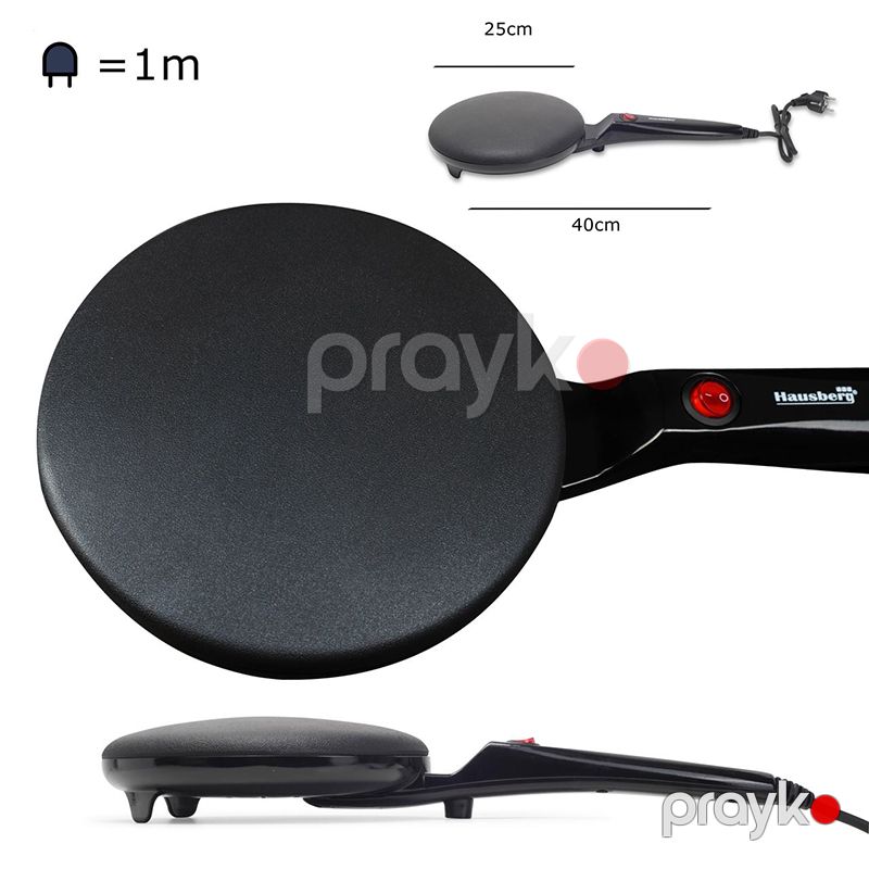 Hausberg HB-9910NG Pancake Qabı Blinçik bişirən yığcam dizaynlı yapışmayan Bilinçik hazırlayıcı 700v — Toster və vaflyasıcı, Bakı (5)