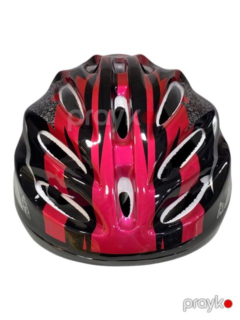 Velosiped dəbilqəsi XGSH-11, qara/qırmızı — Bakı