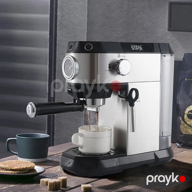Winning Star ST-9709 Espresso Çoxfunksiyalı İsti Kofe Dəmləyici Maşını Portativ Qəhvə Maşını 1450W — Digər mətbəx texnikası, Bakı (4)