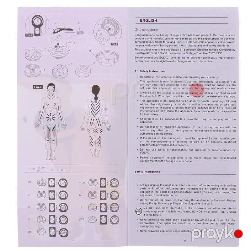 5 Hissəli Body Innovation Bədən Selülit Masaj Aparatı Professional Tam Bədən Masajı 5 Dəyişən Başlıq — Masaj aparatları, Bakı (6)
