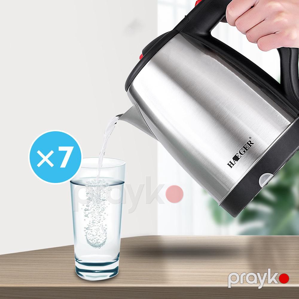 Haeger Avropa Standartı Yüksək Güclü Paslanmayan Poladdan Hazırlanmış Elektrik Çaydan Hg-7829 — Elektrik çaydanları və termoslar, Bakı (2)