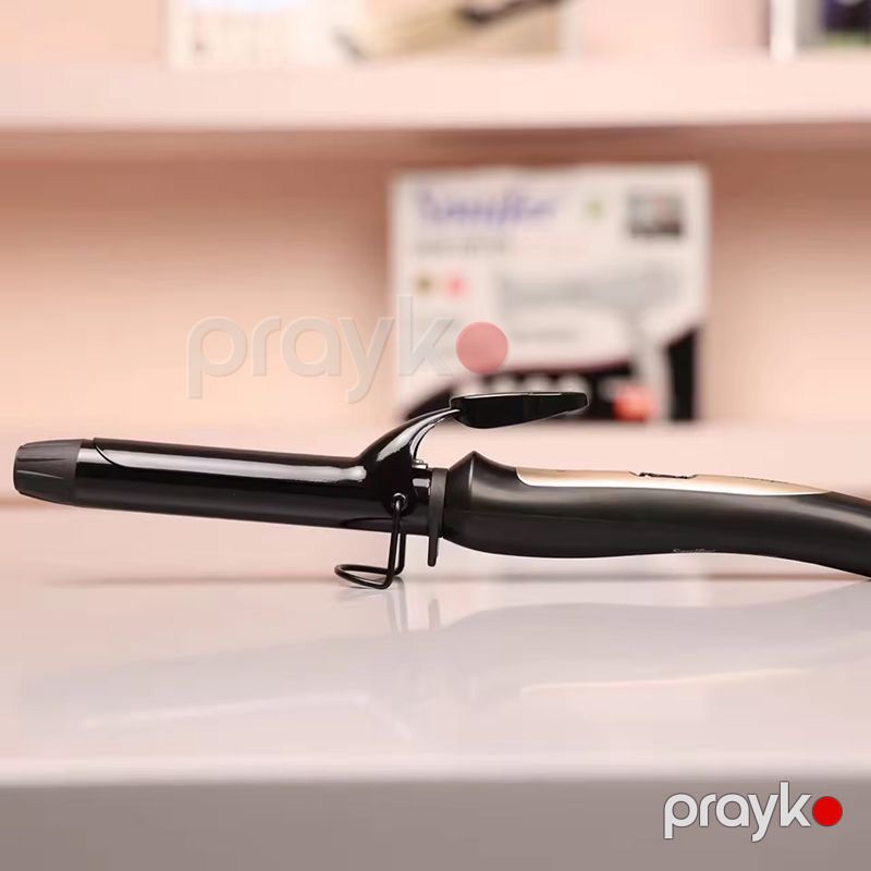 Sonifer SF-9585 Peşəkar Elektrikli Saç Burma Feni Qıvrım Saçlar Üçün Buruq Ütü Feni Maşa — Fən, Bakı (4)