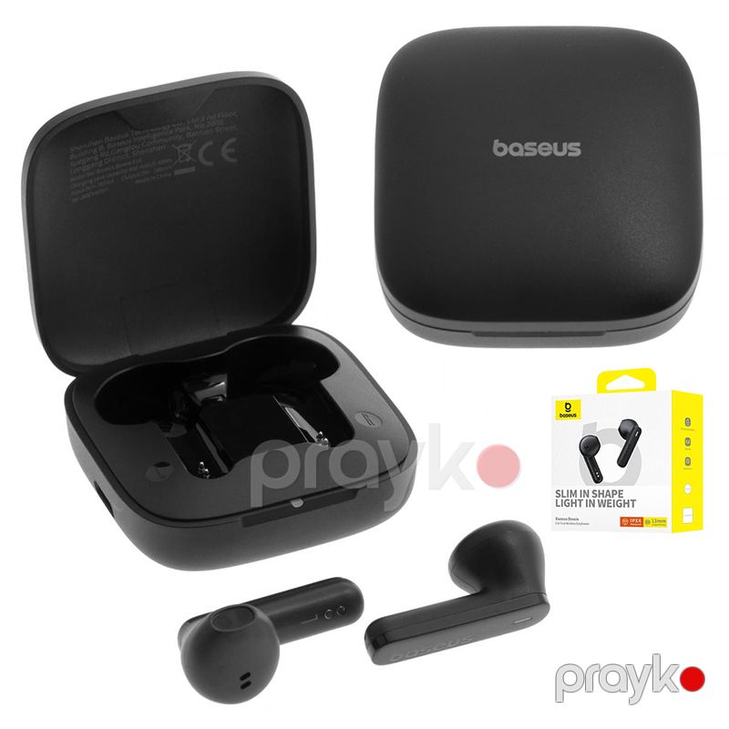 Baseus Bowie E16 True Wireless Bluetooth Qulaqlıq Qara Simsiz TWS Baseus Qulaqlıq Earphones Cluster — Telefonlar və qadjetlər, Bakı (7)