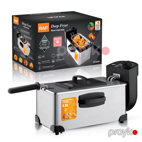 RAF R.5219 Elektrikli Fritöz Paslanmaz Polad Fritöz 2000 W — Bakı