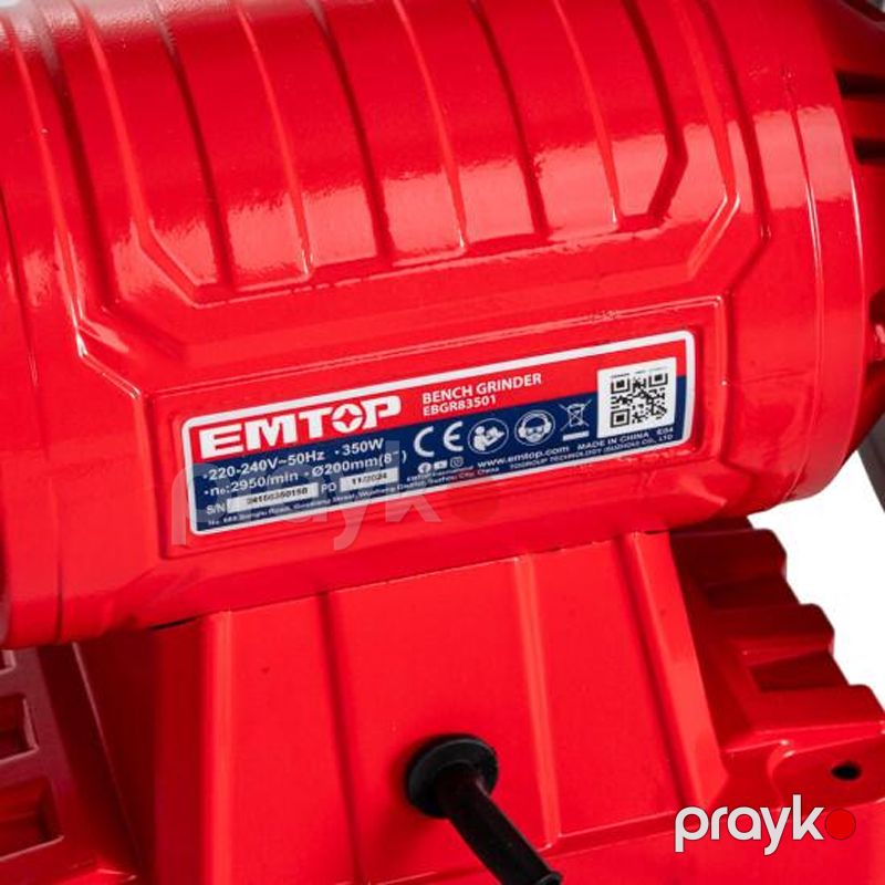 Emtop EBGR83501 - Masaüstü Cilalama Dəzgahı 350W Güc — Təmir və inşaat, Bakı (6)