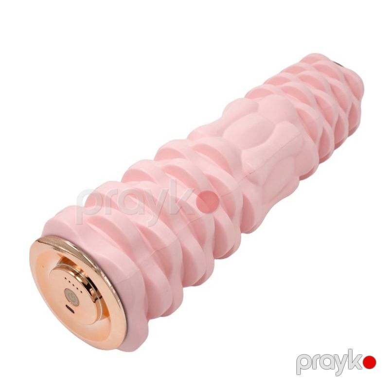 Vibrasiyalı Köpük Roller 35 sm Fitnes Çarxı Vibrasiyalı Əzələ masajçısı Yoga Pilates üçün Tətik Nöqtəsini Silinder — İdman, hobi, istirahət, Bakı (3)