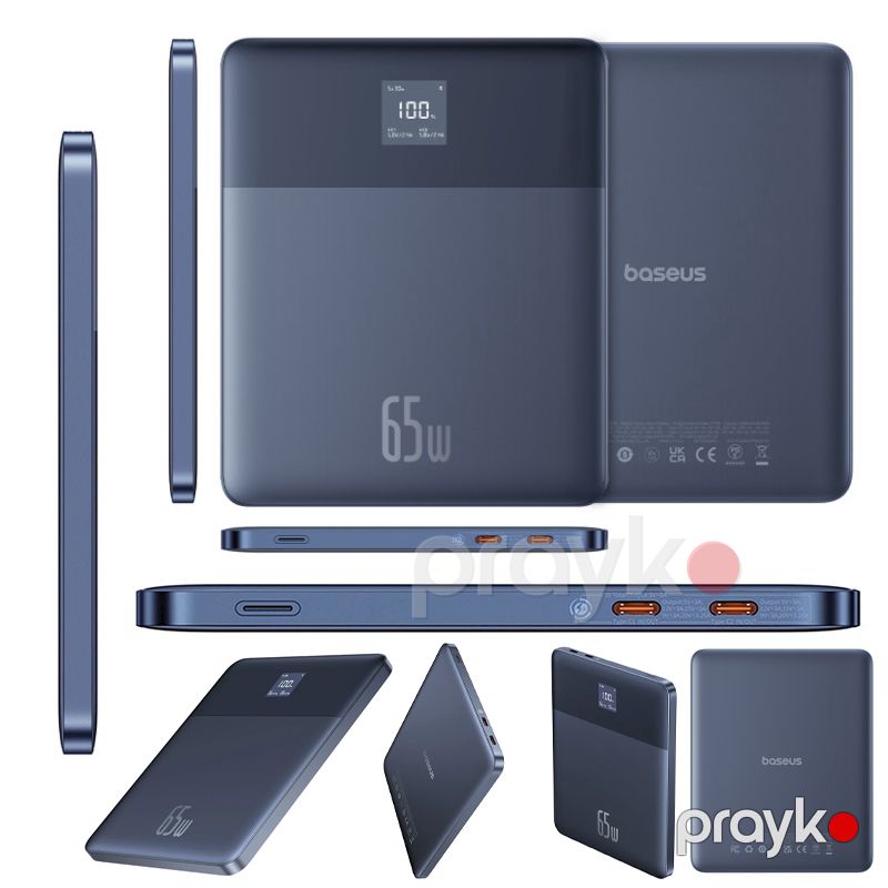 Baseus Blade 2 12000 mAh 65W Sürətli Enerji Bankı Rəqəmsal Ekranlı Ağıllı Şarj Cihazı Power Bank — Telefonlar və qadjetlər, Bakı (4)