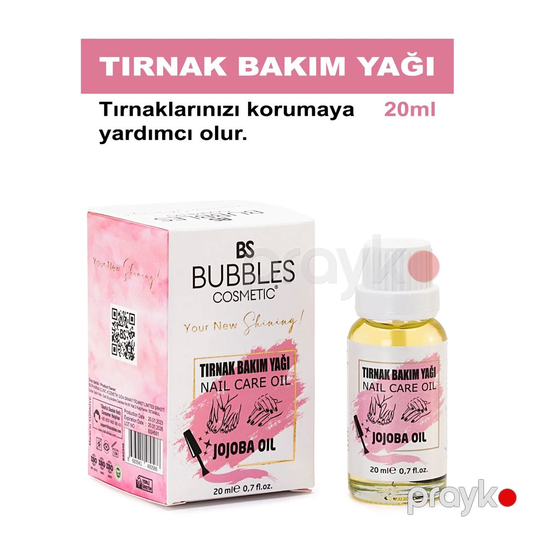 Bitki Mənşəli Dirnaq Baxim Yağı 20 ml Bs Bubbles Cosmetic Əl və Ayaq Dirnağı Üçün Manikur Baxım Yağı — Gözəllik və səhiyyə, Bakı (3)