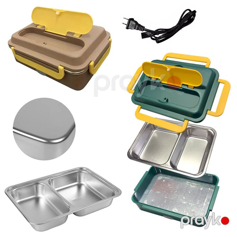 Qızdırılan Nahar Qutusu 12V YS-301 1L Qida Isidici Saxlama Qabı Elektrikli Portativ Yemək Saxlama Qabı — Qablar və mətbəx əşyaları, Bakı (5)