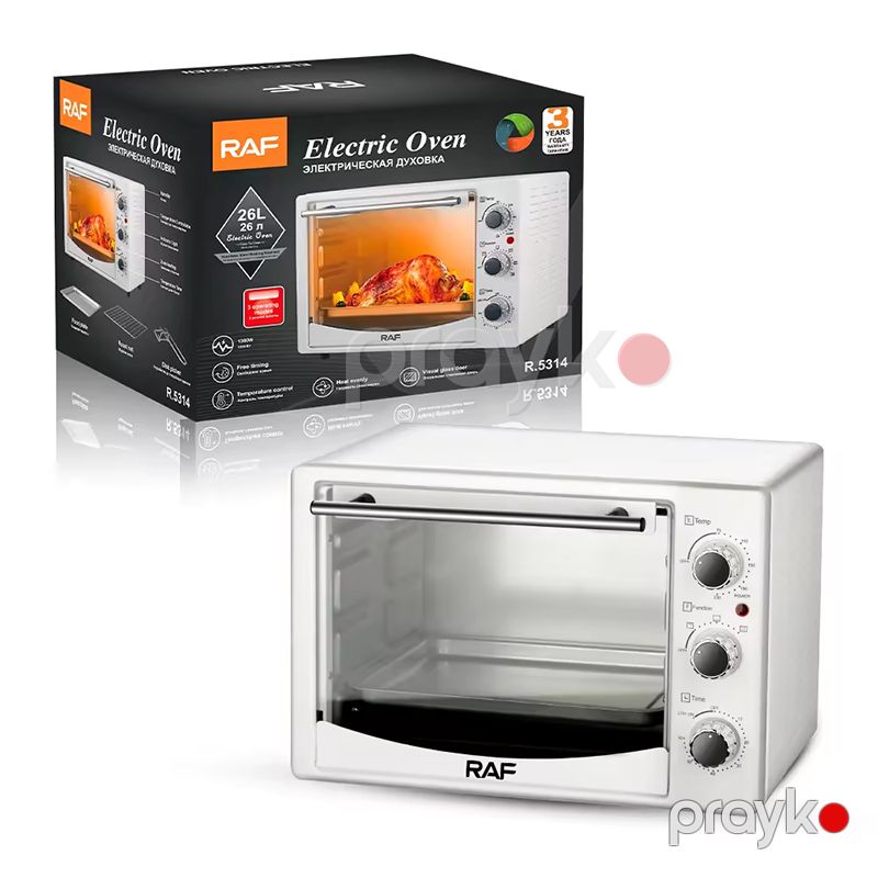 RAF R.5314 Elektrikli Soba Yüksək Keyfiyyətli Soba 1300W Gücündə Tutum 26 L — Soba və qrillər, Bakı (2)