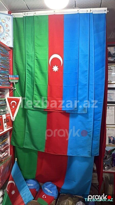 75x150 Azərbaycan bayrağı — Bakı