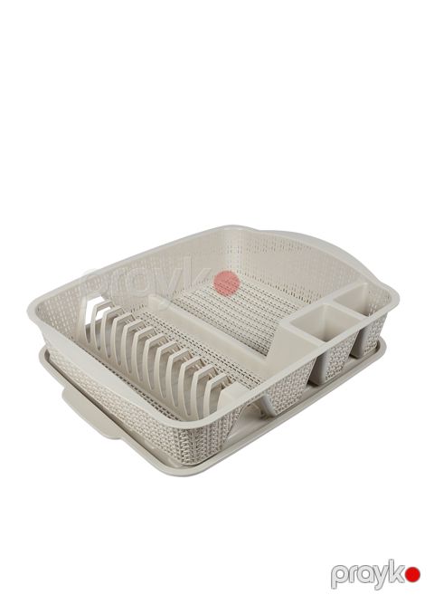 Qab-qacaq üçün quruducu Star's plast, plastik, bej, 480x375x100 mm — Bakı