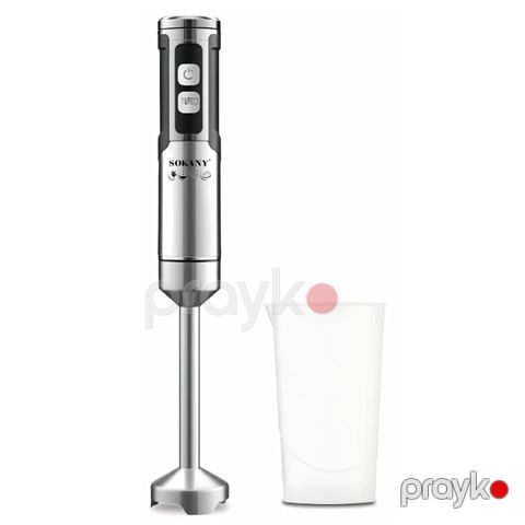 Sokany Əl Blenderi, 500 ml, 1200 Vatt, Paslanmayan Polad SK-02043 əl blenderi — Bakı