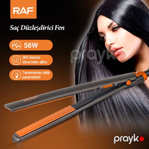 Çox Temperatur Dərəcəli Professional RAF Saç Düzləşdirici Fen Salon İstifadəsi Üçün Uyğun Peşəkar Saç Düzləşdirici Fen — Bakı