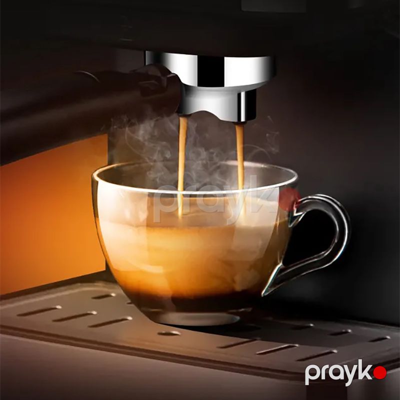 DSP Avtomatik Espresso Qəhvə Maşını 15 Bar Təzyiqli Yarımavtomatik Qəhvə Dəmləyicisi 1L Sahib Elektrikli Espresso — Digər mətbəx texnikası, Bakı (7)