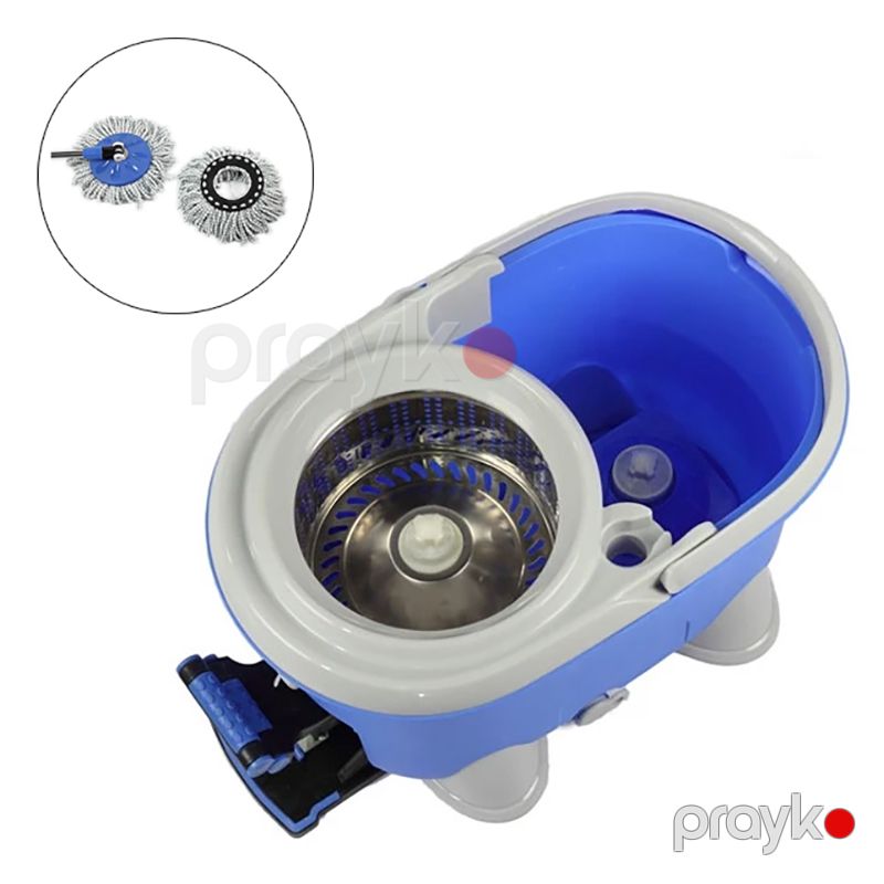 Muma X6 Tənzimlənən Mop Dəsti MK-1024-2 İstifadəsi Asan Pedallı Mor Döşəmə Təmizləyici — Mallar, Bakı (3)