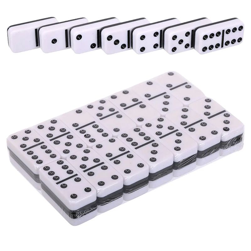 Dəmir Hədiyyə Qutusunda Domino Stolüstü Oyunu A-Sport 4010A 28 Parça Double Six 6 Ağ — Stolüstü və kart oyunları, Bakı (6)