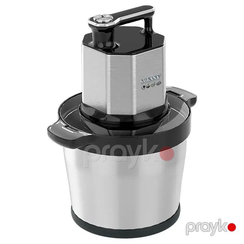 Sokany SK-06033 800 Vt doğrayıcı 8 litrlik qab, Paslanmaz Polad bıçaq, ətçəkən doğrayıcı — Blenderlər, xırdalayanlar və mikserlər, Bakı (3)