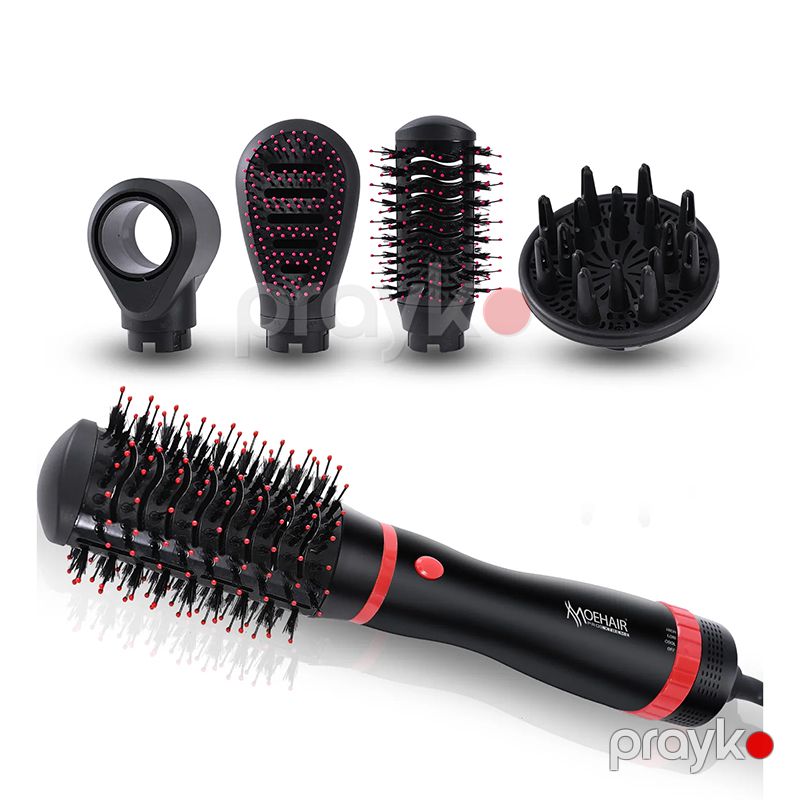 Moehair MO-7156 Çoxfunksiyalı 4 Başlıqlı Saç Şəkilləndirici Fen Saç Quruducu Fen Hava Feni — Fən, Bakı (4)