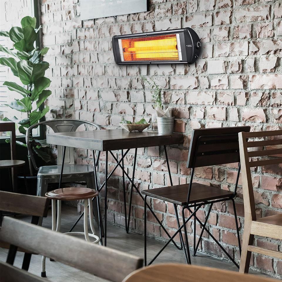 Elektrikli Ayaqlı Kumtel Qızdırıcı Ecoray Ex-25 2300 Watt Bir Spirallı Divara Quraşdırılan İnfraqırmızı Qızdırıcı — Isıtıcılar və isı ventilatorları, Bakı (5)