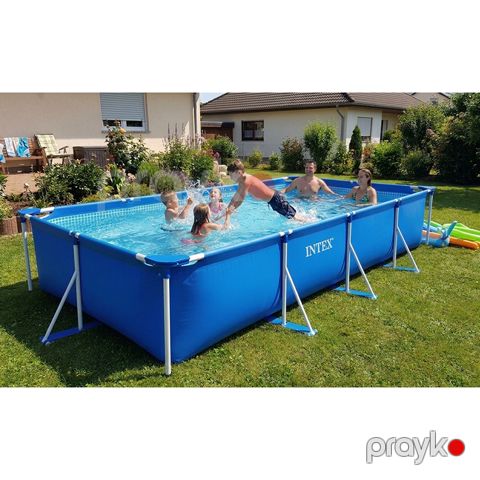 İntex 28274 Metal Frame Hovuz 450 220 84 sm — Bakı