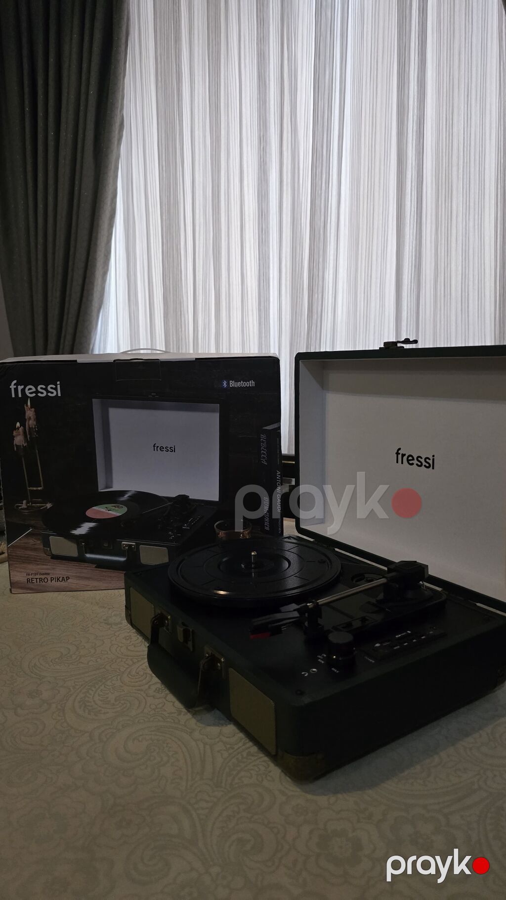 Fressi qrammofon/plastinka pleyeri – çamadan tipli, portativ dizayn — Vinil proqreslər və aksesuarlar, Bakı (5)