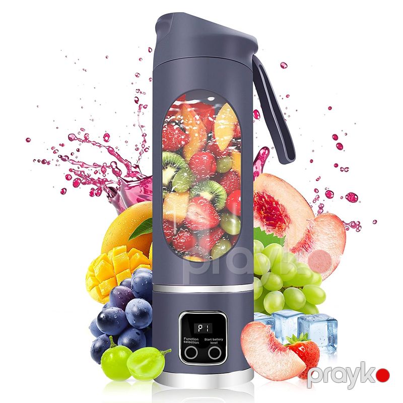Mini Juice HS-860 6 bıçaqlı kokteyl blenderi Simsiz Meyvə Qarışdırıcı Blender — Ev texnikası, Bakı (2)