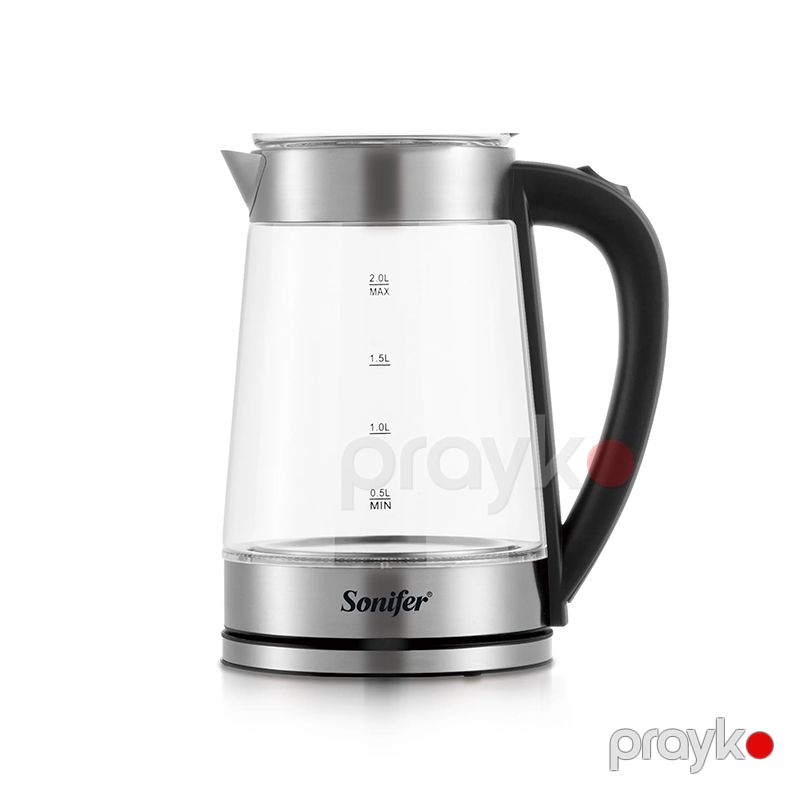 Sonifer SF-2117 Smart Elektrik Çaydan Dəsti Şüşə Çaydan 2L Şüşə Çaynik 1L — Elektrik çaydanları və termoslar, Bakı (4)